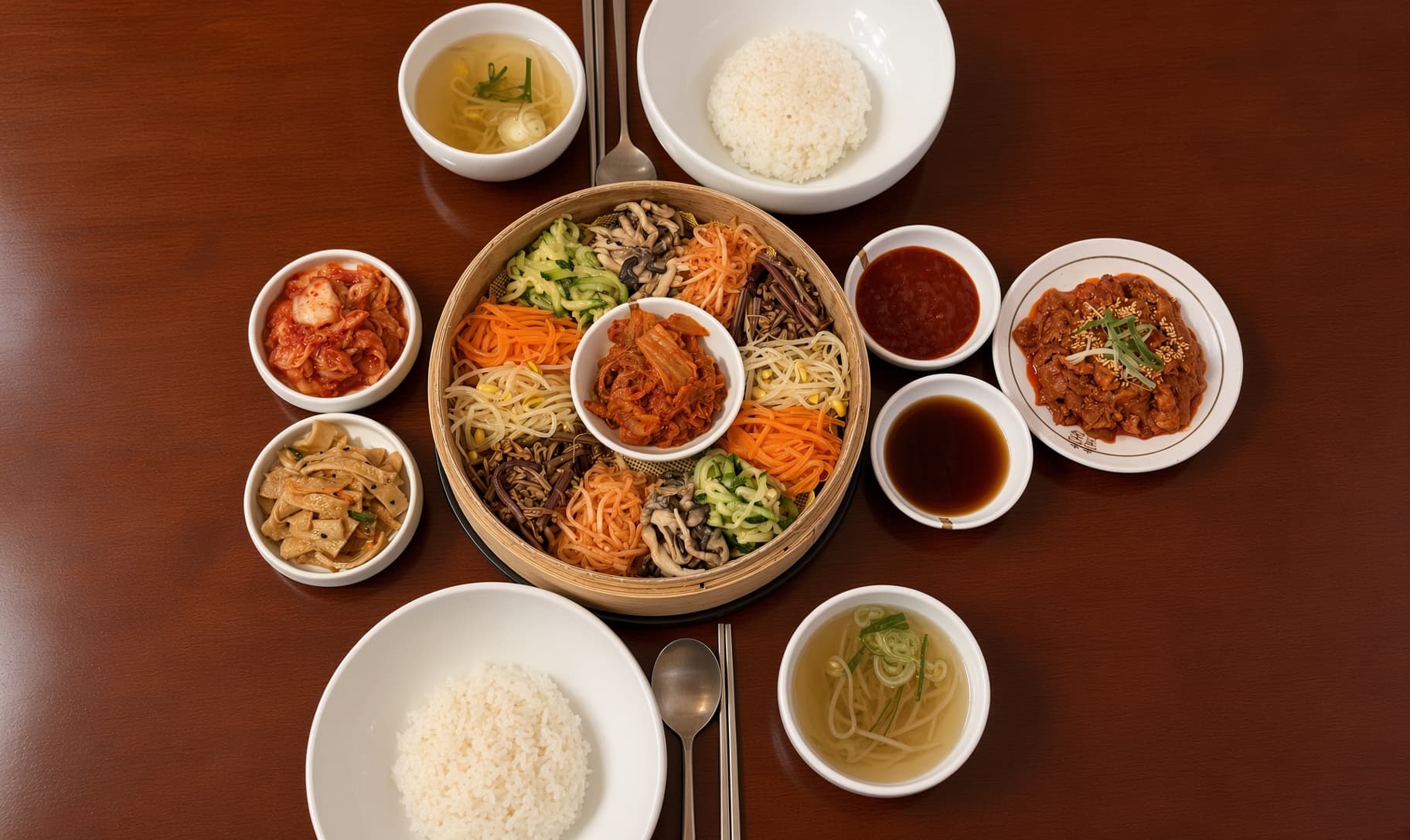 Gochujang namul bibimbap, lunch only