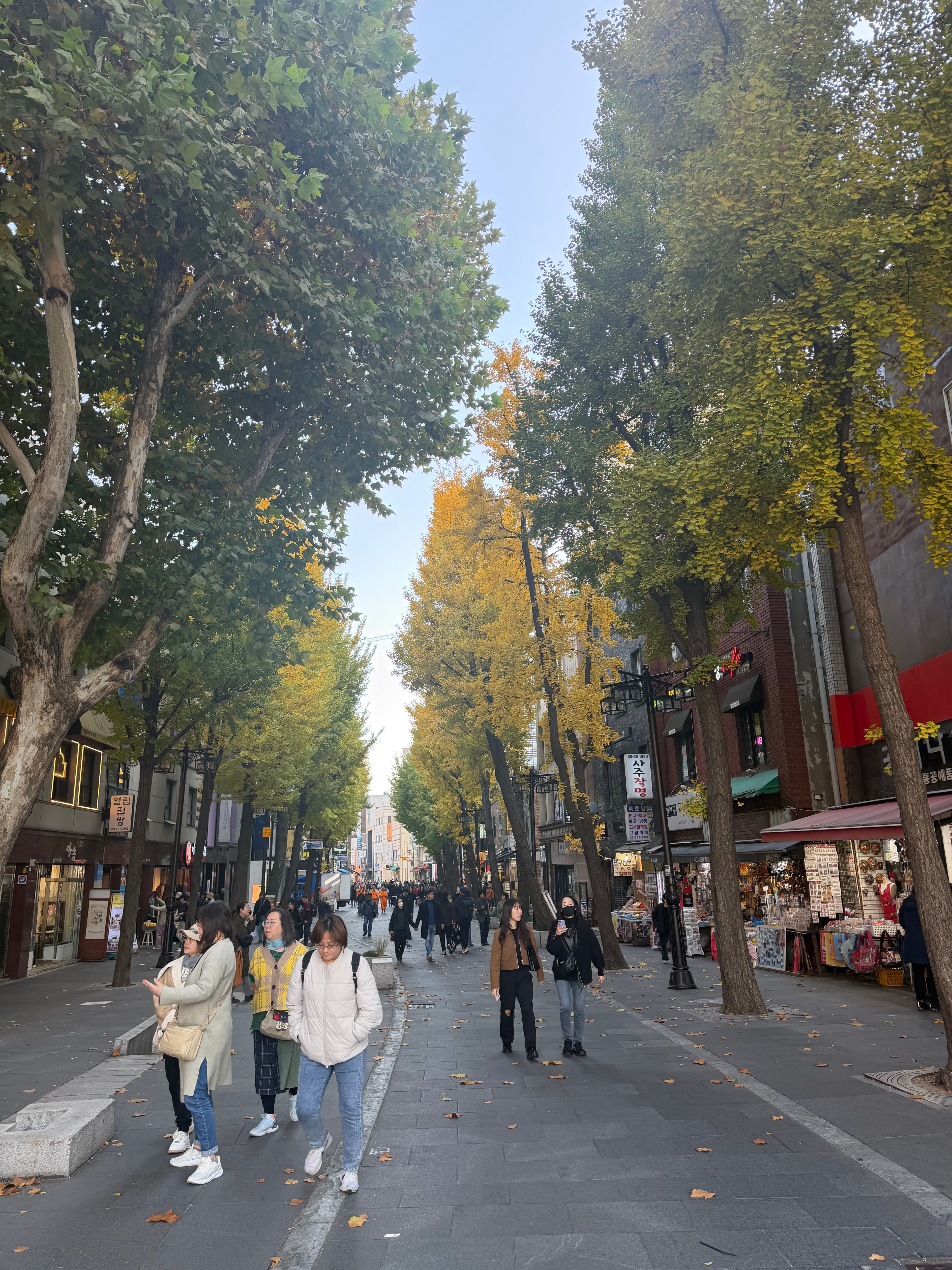 Insadong cultural street, a short walk from Exit 6
